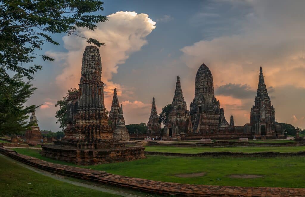 Die Ruinen von Ayutthaya 