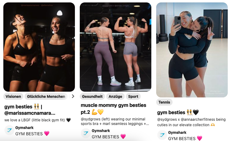 pinterest storytelling gymshark 1 - Storytelling goes Pinterest – Der perfekte Pin