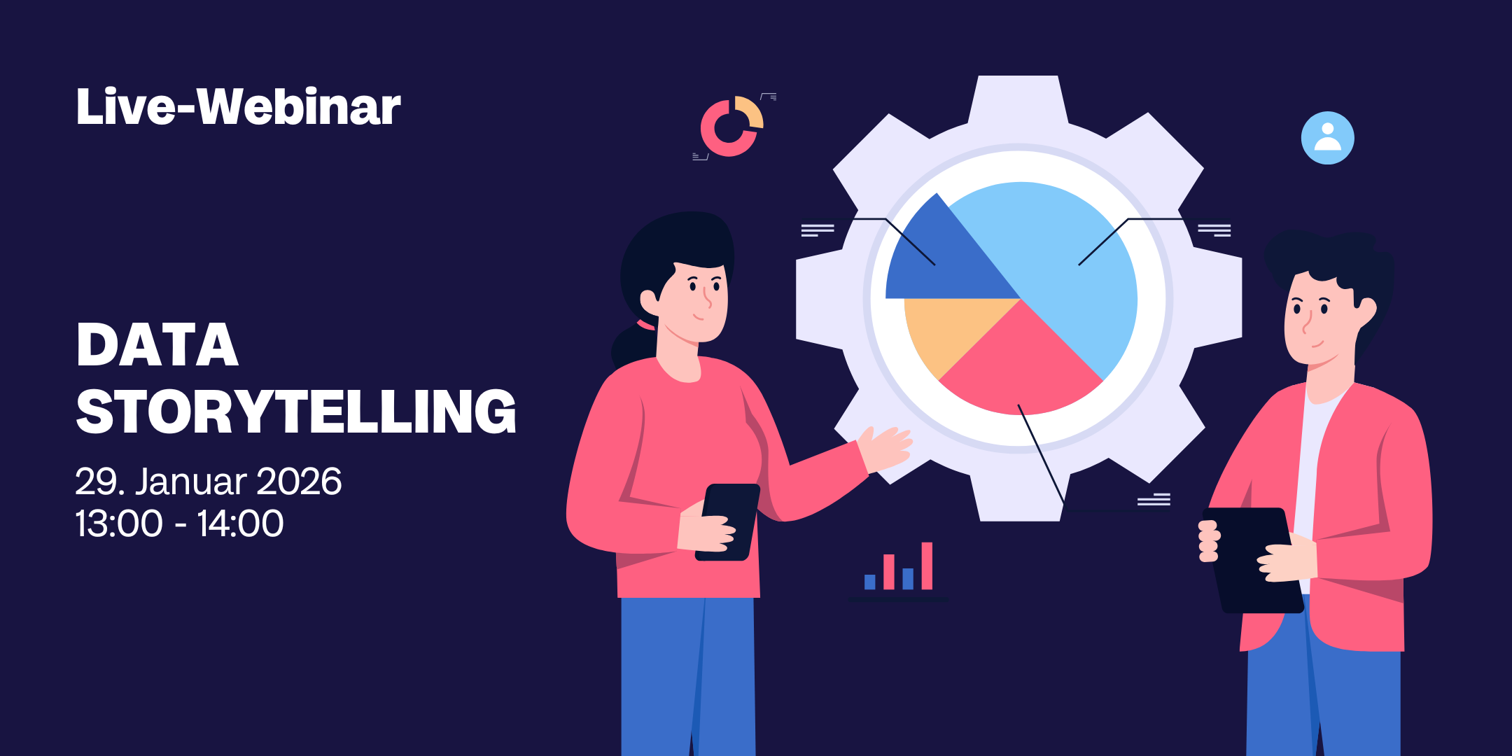 Webinar Data Storytelling - Offene Workshops & Webinare