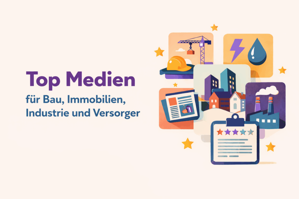 Top Fachmedien für Bau, Immobilien, Energie & Versorger Top Fachmedien für Bau, Immobilien, Energie & Versorger