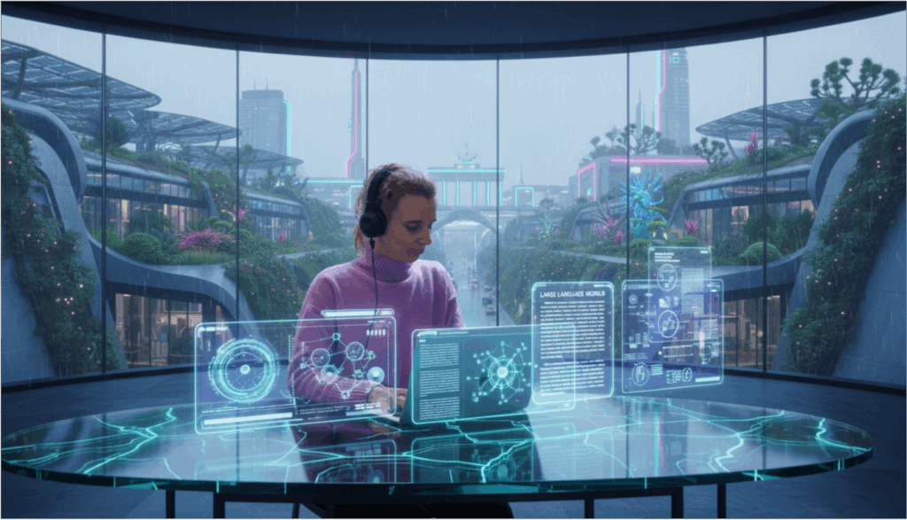 Bild zu Storytelling mit Künstlicher Intelligenz und menschlicher Kreativität. Bild zu Storytelling mit Künstlicher Intelligenz und menschlicher Kreativität.