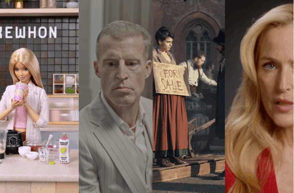 Zusammenschnitt aus vier Storytelling-Kampagnen, die im Text als starke Storytelling-Beispiele im März vorgestellt werden. Zusammenschnitt aus vier Storytelling-Kampagnen, die im Text als starke Storytelling-Beispiele im März vorgestellt werden.