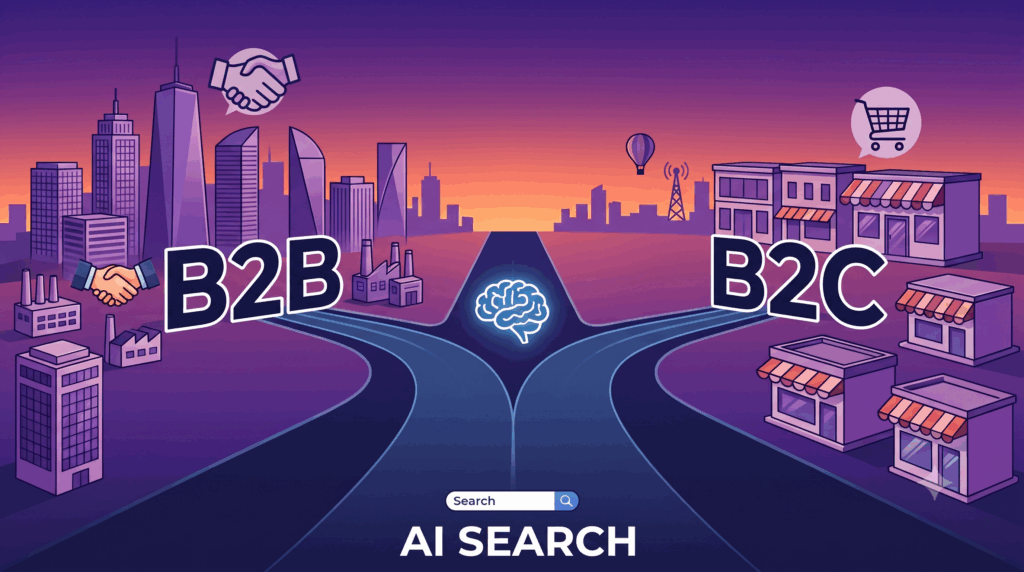GEO Strategies for B2B and B2C - Navigating AI Search: GEO Strategies for B2B vs. B2C